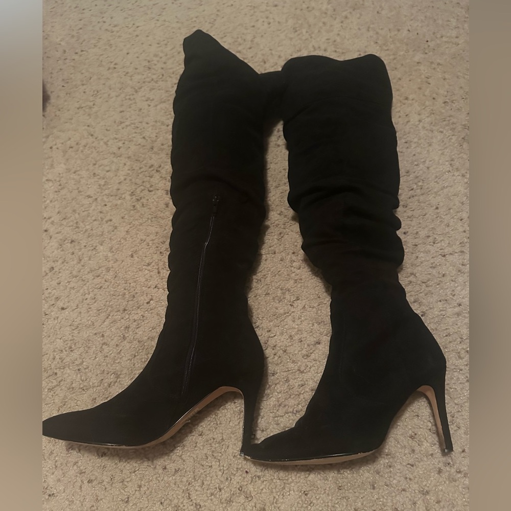 Express Black Knee-High Women's Boots